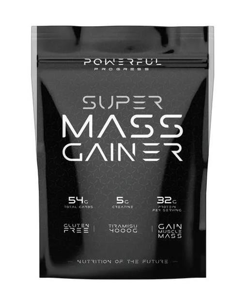 Гейнер Powerful Progress Super Mass тирамису, 4 кг