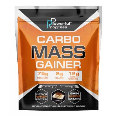 Гейнер Powerful Progress Carbo Mass Gainer tiramisu, 2 кг