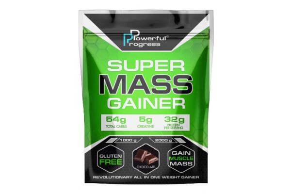 Гейнер Powerful Progress Super Mass шоколад, 2 кг