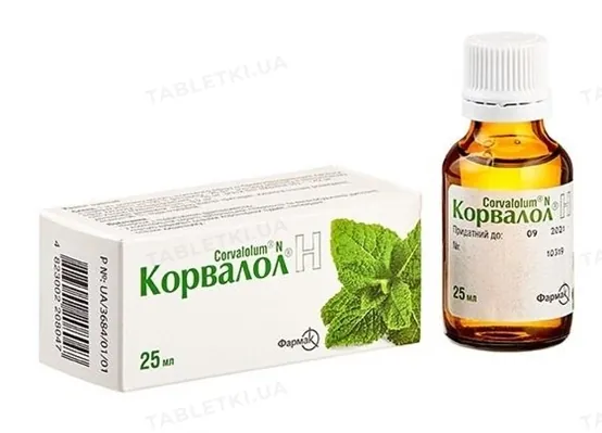 Корвалол Н краплі ор. по 25 мл у флак. з проб.-крап.