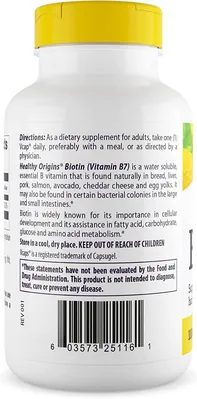 Біотин Healthy Origins Biotin 10000 мкг, 150 капсул
