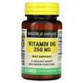 Вітамін B6 Mason Natural Vitamin B6 250 мг, 60 таблеток