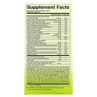 Вітаміни та мінерали для чоловіків Natural Factors Whole Earth & Sea Men's Multivitamin & Mineral, 60 таблеток