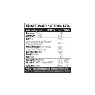 Кальцій цитрат+D3+K2 MST Nutrition Calcium citrate Vitamin D3 + K2VITAL, 120 таблеток
