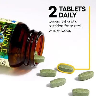 Комплекс для чоловіків старше 50 років Natural Factors Whole Earth & Sea Men's 50+ Multivitamin & Mineral, 60 таблеток