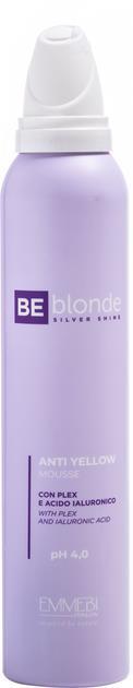 Мусс для волос Emmebi Italia BeBlond Silver Shine антижелтый, 200 мл