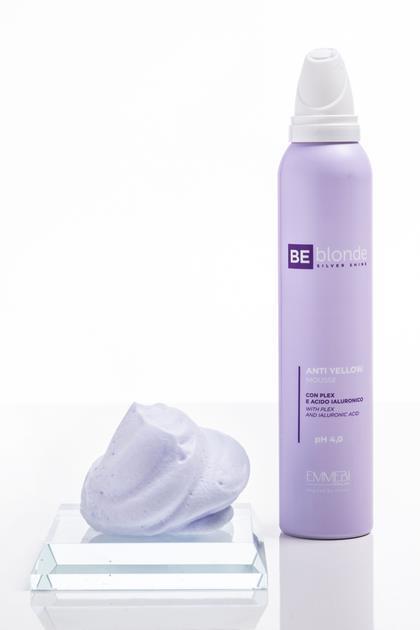 Мусс для волос Emmebi Italia BeBlond Silver Shine антижелтый, 200 мл