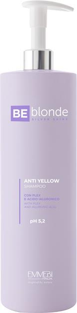 Шампунь для волосся Emmebi Italia BeBlond Silver Shine антижовтий, 1000 мл