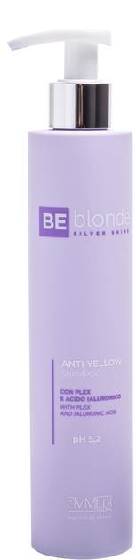 Шампунь для волосся Emmebi Italia BeBlond Silver Shine антижовтий, 250 мл