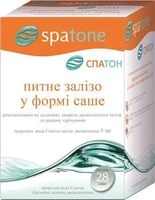Спатон залізо питне по 20 мл №28 у саше