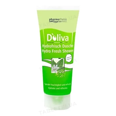 Гель для душу Doliva Hydro Fresh Shower з екстрактом зеленого чаю, 200 мл