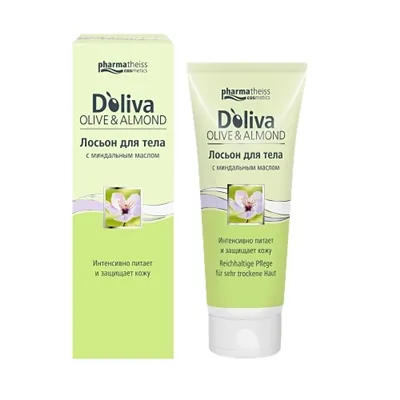 Лосьйон для тіла Doliva Olive&Almond з мигдальним маслом, 200 мл