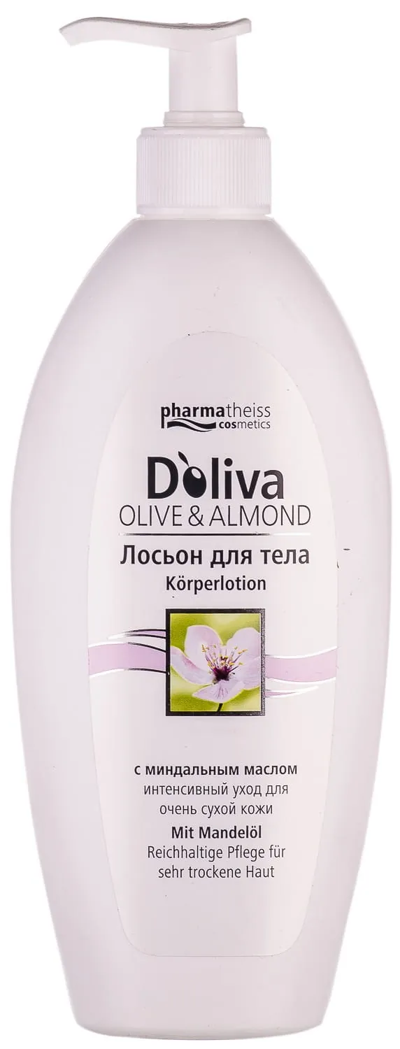 Лосьйон для тіла Doliva Olive&Almond з мигдальним маслом, 500 мл