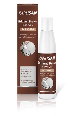 Шампунь Parusan Brilliant Brown для жінок з формулою проти випадіння волосся, 200 мл