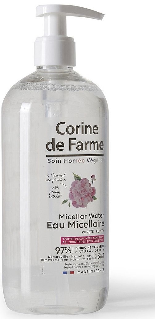 Вода мицеллярная Corine De Farme очищающая для лица, 500 мл