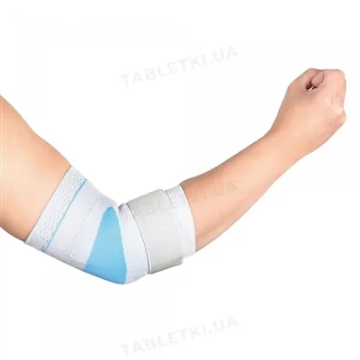 Бандаж для ліктьового суглоба WellCare 31011 еластичний, з силіконовою вставкою, розмір M