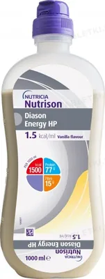 Нутрізон Діазон ВП Енергія Nutrison Diason Energy HP рідка суміш для ентерального харчування, зі смаком ванілі, 1000 мл