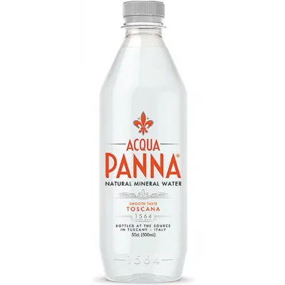 Вода мінеральна Acqua Panna негазована, 0,5 л
