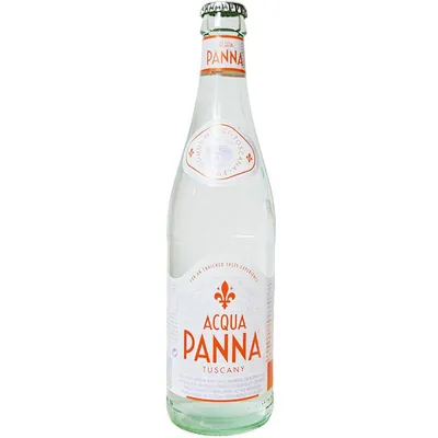 Вода мінеральна Acqua Panna негазована, скляна пляшка, 0,5 л