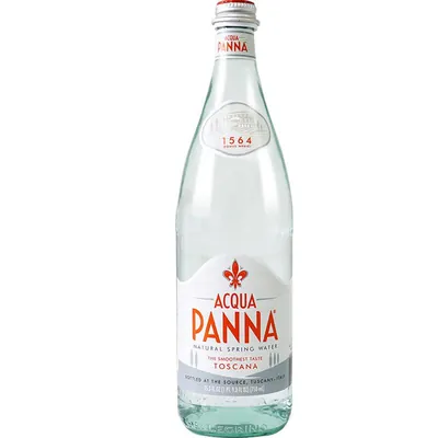 Вода мінеральна Acqua Panna негазована, скляна пляшка, 0,75 л