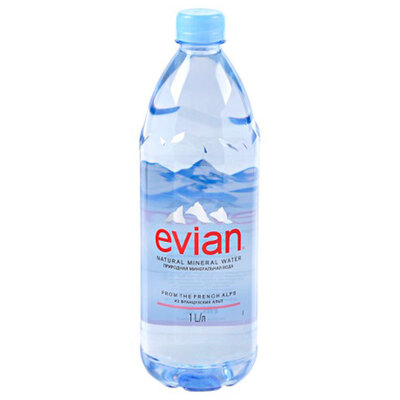 Вода минеральная Evian негазированная, 1 л