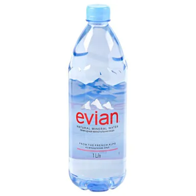 Вода мінеральна Evian негазована, 1 л