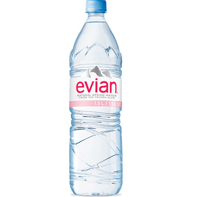 Вода минеральная Evian негазированная, 1,5 л