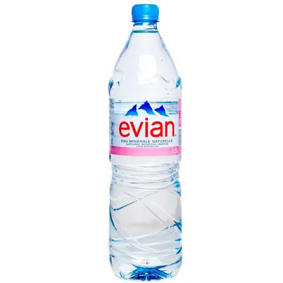Вода мінеральна Evian негазована, 1,5 л