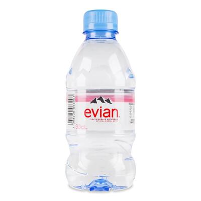 Вода минеральная Evian негазированная, 0,33 л
