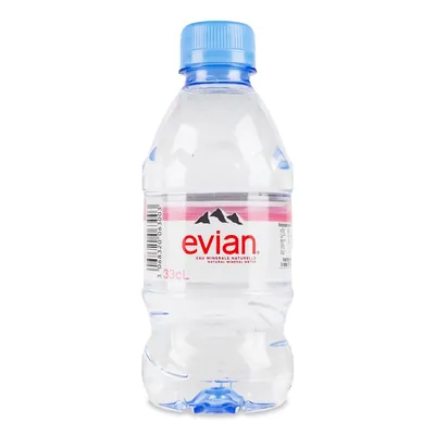 Вода мінеральна Evian негазована, 0,33 л