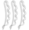 Заколка для волос Invisibobble Waver Crystal Clear, 3 шт