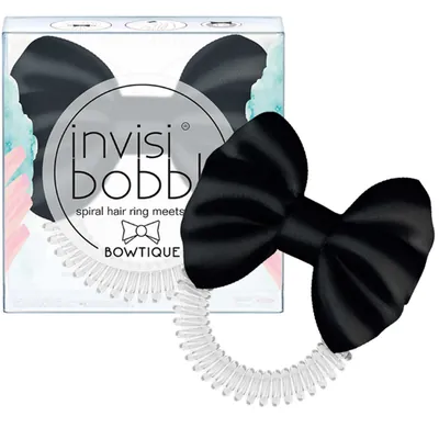 Резинка-браслет для волосся Invisibobble Bowtique True Black