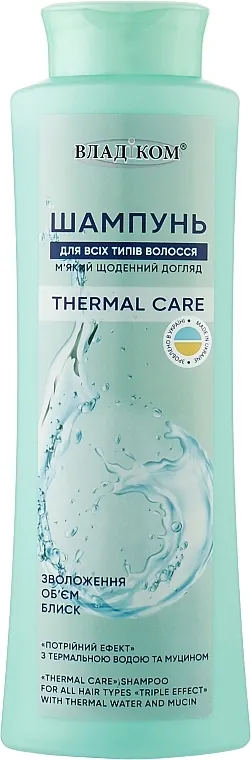 Шампунь Владіком Thermal Care потрійний ефект для всіх типів волосся, 500 мл