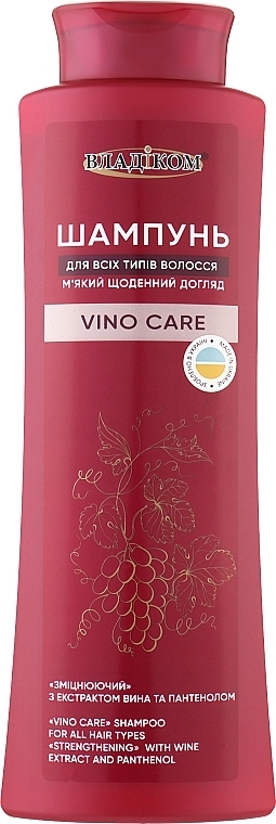 Шампунь Владиком Vino Care для всех типов волос, 500 мл