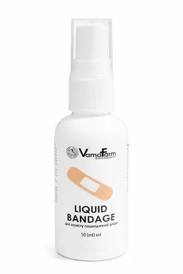 Рідкий пластир VamaFarm Liquid Bandage, 50 мл