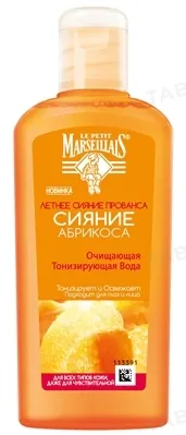 Вода очищуюча і тонізуюча Le Petit Marseillais Сяйво абрикоса, 200 мл