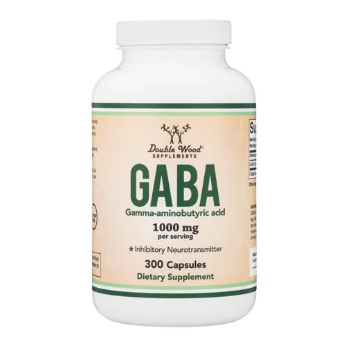 ГАБА Double Wood GABA 1000 мг, 300 капсул