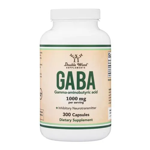 ГАБА Double Wood GABA 1000 мг, 300 капсул