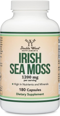 Ирландского мха экстракт Double Wood Irish Moss Extract 1200 мг, 180 капсул