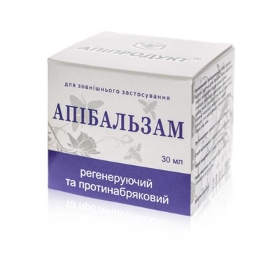 Апипродукт Апибальзам регенерирующий и противоотечный, 30 мл