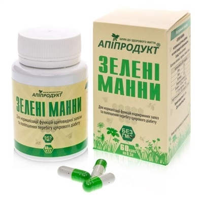 Апипродукт Зеленые манны капсулы №60