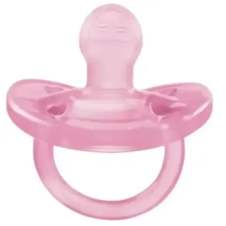 Пустушка силіконова Chicco Physio Soft (02712.11), від 6 до 16 місяців, рожева, 1 шт