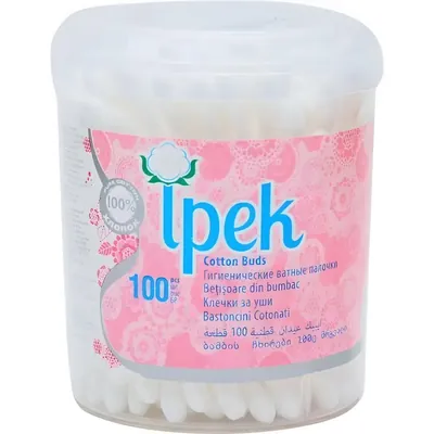 Ватні палички Ipek, 100 штук в бан.