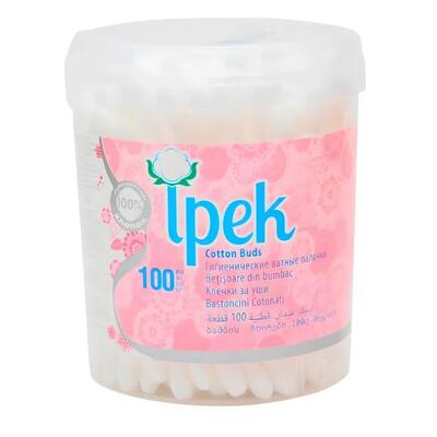 Ватні палички Ipek, 100 штук в бан.