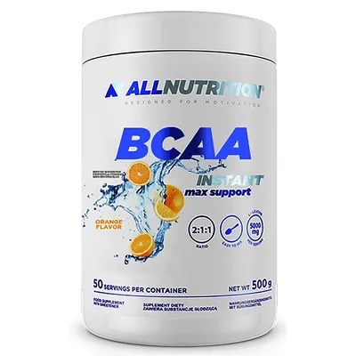 Амінокислоти Allnutrition BCAA Max Support Instant апельсин, 500 г