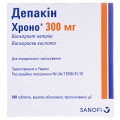 Депакін хроно 300 мг таблетки, в/о, прол./д. по 300 мг №100 (50х2) у конт.