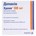 Депакін хроно 300 мг таблетки, в/о, прол./д. по 300 мг №100 (50х2) у конт.