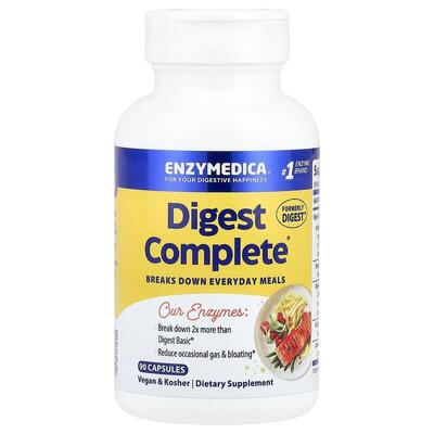 Ферменты для пищеварения Enzymedica Digest, 90 капсул