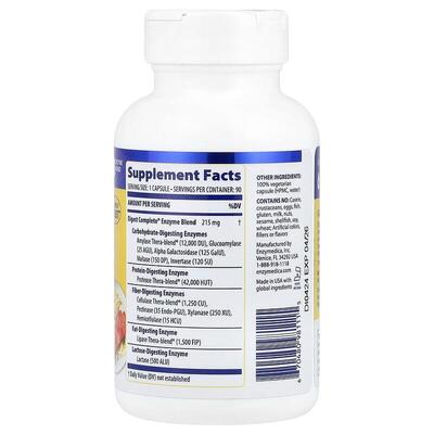 Ферменты для пищеварения Enzymedica Digest, 90 капсул