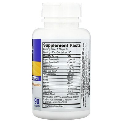 Ферменты и пробиотики Enzymedica Digest+Probiotics, 90 капсул